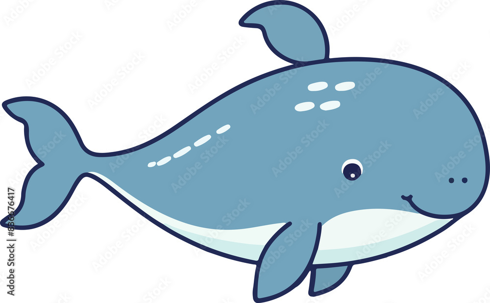 Cute whale clipart design illustration Cute whale clipart design illustration