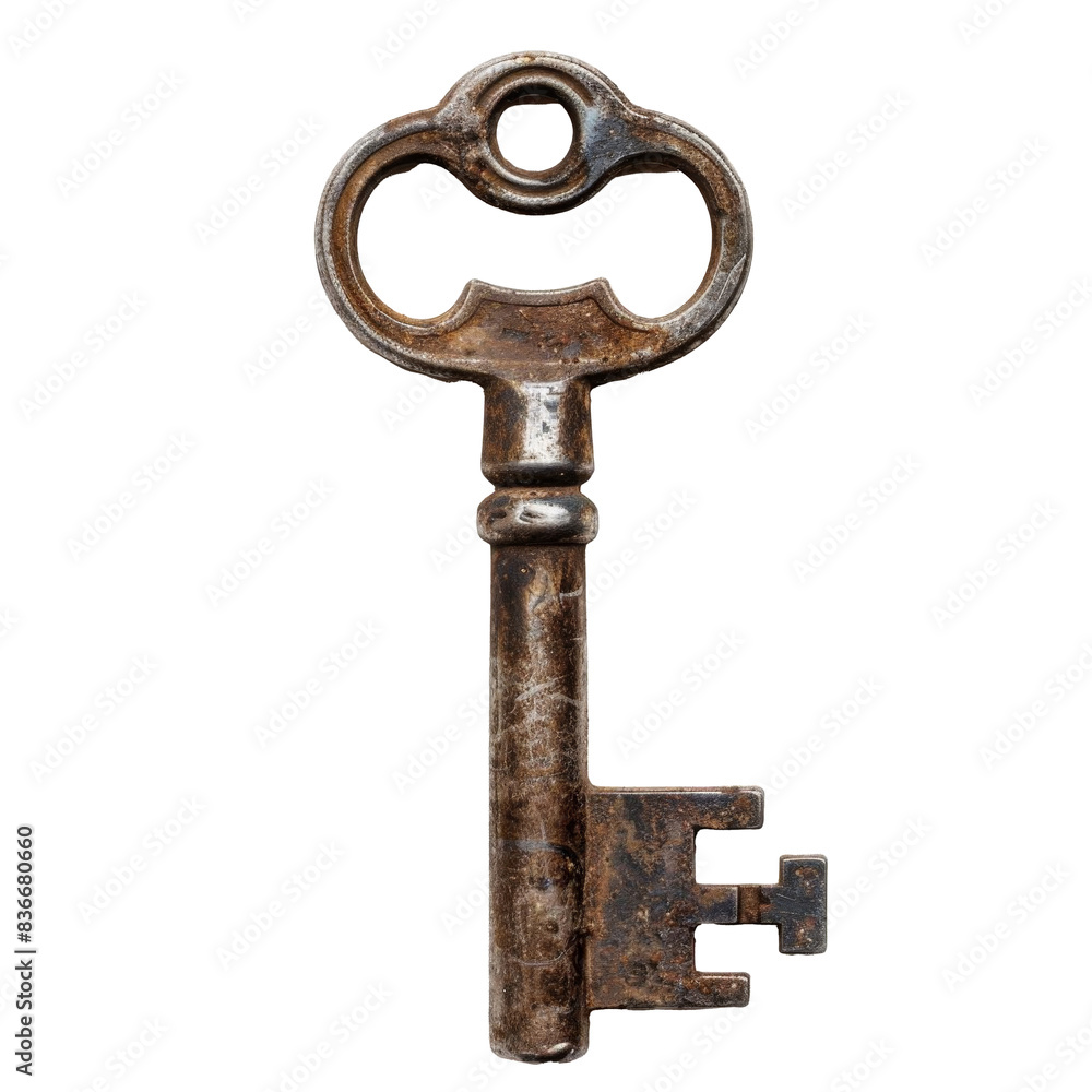 Photo of Key ,isolated on transparent background Photo of Key ,isolated on transparent background
