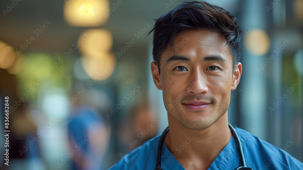 Fototapeta premium portrait of a male doctor
