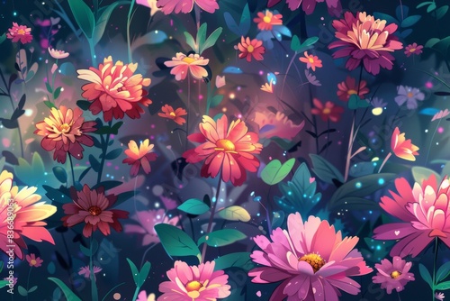 A mesmerizing seamless organic petal pattern for impactful creations