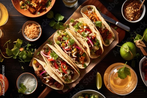 Wallpaper Mural Cinco de Mayo concept for Mexican American holiday. Happy Cinco De Mayo Day design, Mexicans celebrating May 5, Mexico's victory. Mexican party background. Torontodigital.ca