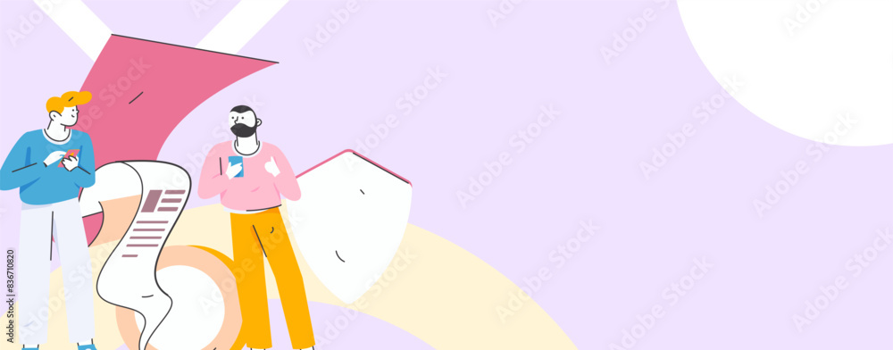 Online shopping payment security character flat vector concept operation hand drawn illustration
Online shopping payment security character flat vector concept operation hand drawn illustration