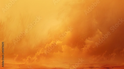 orange dusty background