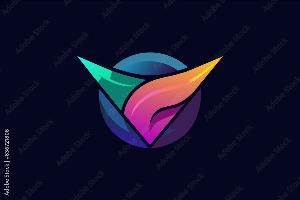 a logo with a leaf inside of it, a logo with a leaf inside of it, A gradient logo with a smooth color transition for a modern look a logo with a leaf inside of it, a logo with a leaf inside of it, A gradient logo with a smooth color transition for a modern look