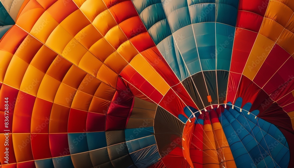 Obraz premium Up close and personal with majestic hot air balloons - AR 7:4