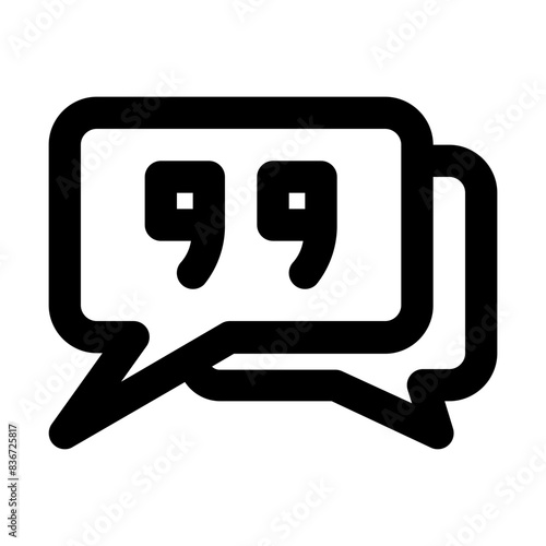 coversation chat line icon photo