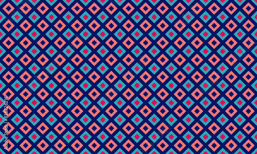 Parallax Design Geometric Shapes Seamless Pattern for Wallpaper Background