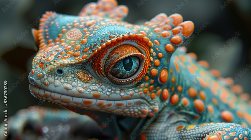 Beautifully colored iguana Beautifully colored iguana