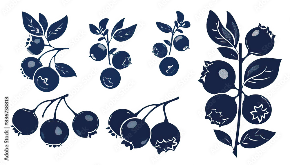 Simple, clear and beautiful arts and crafts artisanal stencil print ...