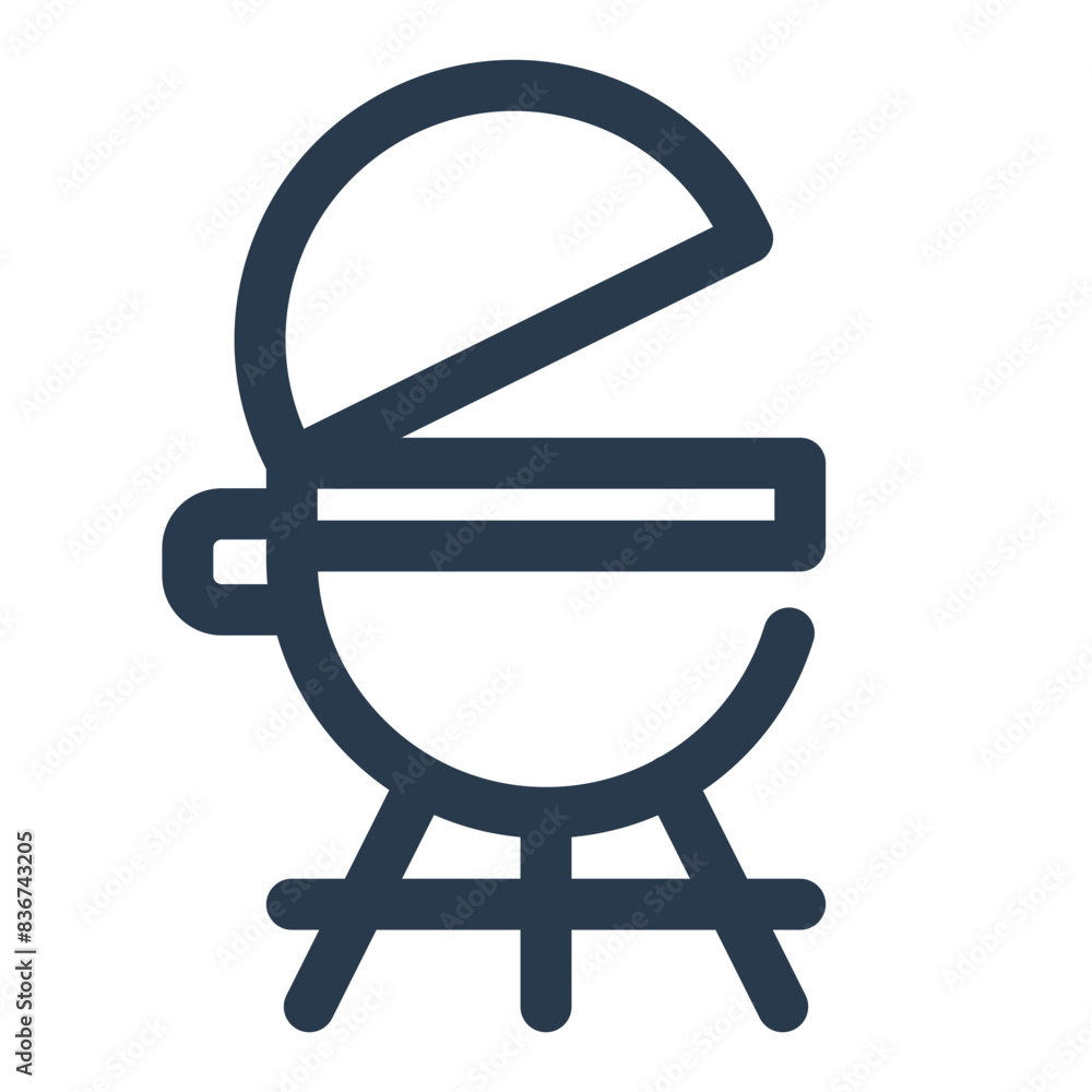 BBQ Gathering Vector Icon Illustration BBQ Gathering Vector Icon Illustration