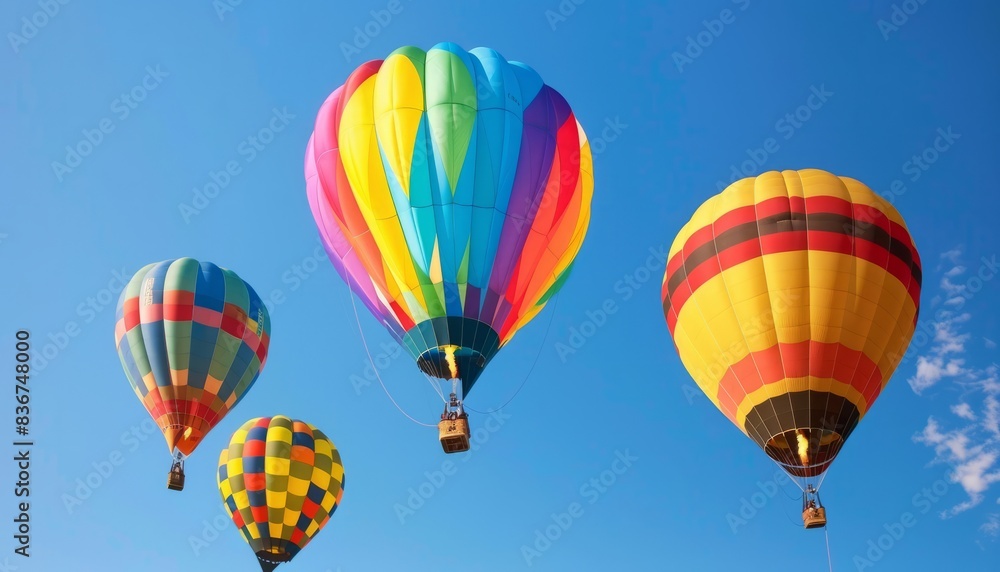 Obraz premium Vibrant Spectacle: The Albuquerque Balloon Festival