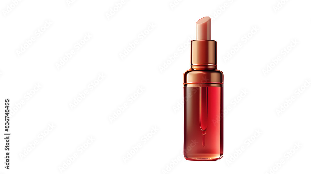 Red cosmetic for beauty brand