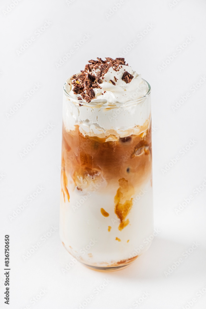 iced coffee with whipped cream iced coffee with whipped cream