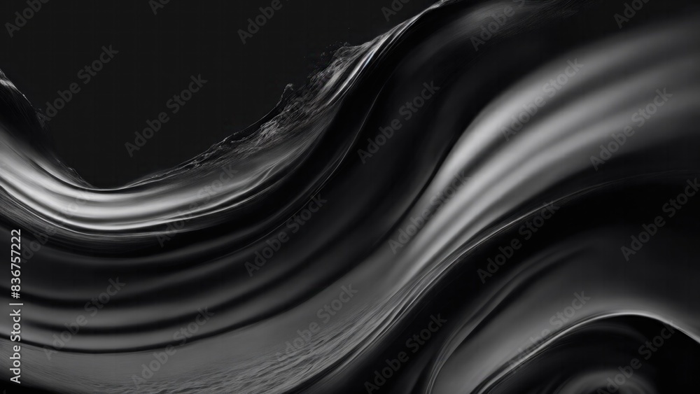 Soft and liquid Black waves background Soft and liquid Black waves background