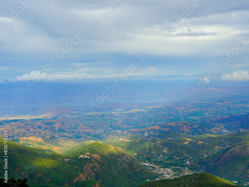 aerial view of mountains © wen