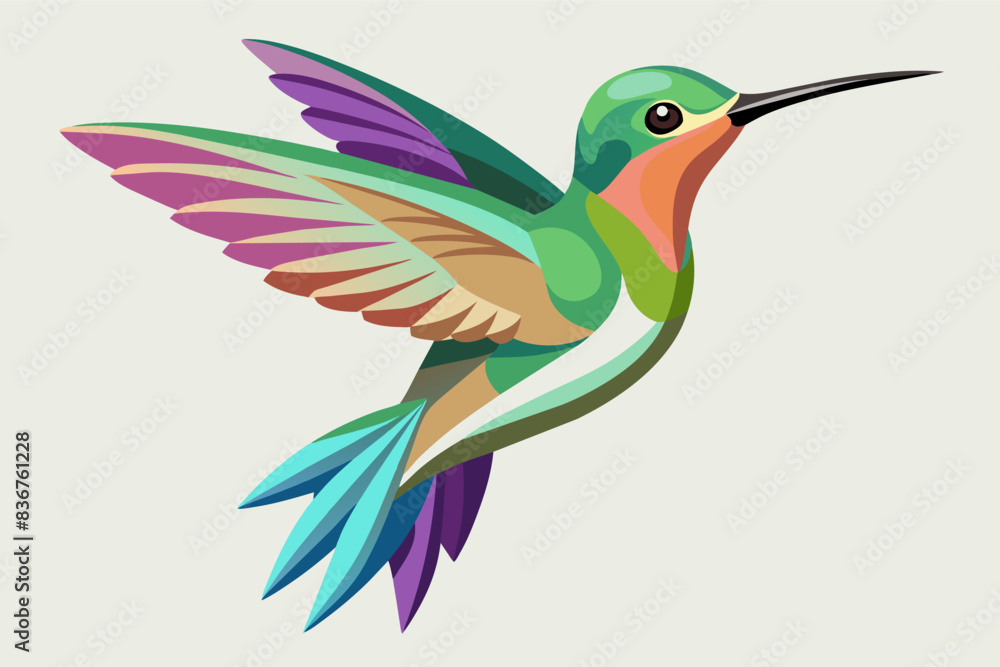 a colorful hummingbird flying in the air, hummingbird hovering in mid-air, its wings a blurcolor as it sips nectar from a flower a colorful hummingbird flying in the air, hummingbird hovering in mid-air, its wings a blurcolor as it sips nectar from a flower