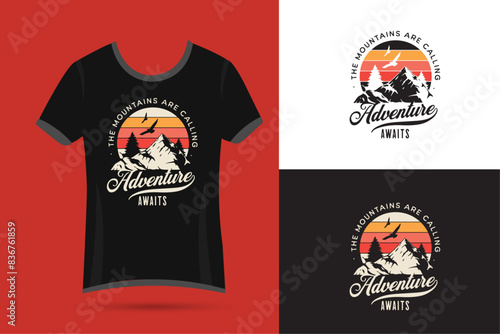 Travel adventure world t-shirt design 