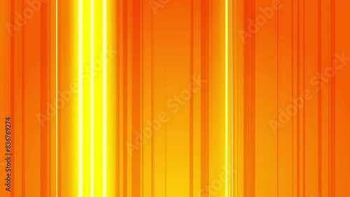 4K abstract speed lines background. Creative gradient orange horizontal light speed texture. Colorful motion backdrop for anime or manga style. Modern graphic design. Template for editing video.