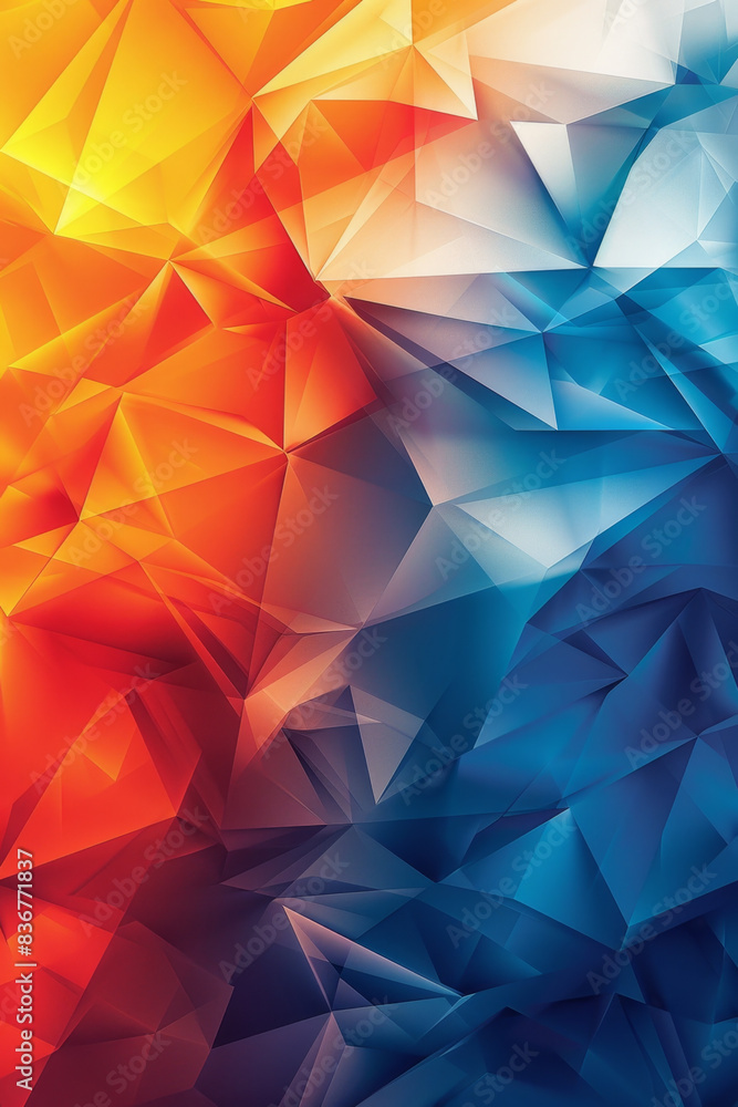 Obraz premium Dynamic and contemporary geometric gradient background for instructional pages, templates, and websites.