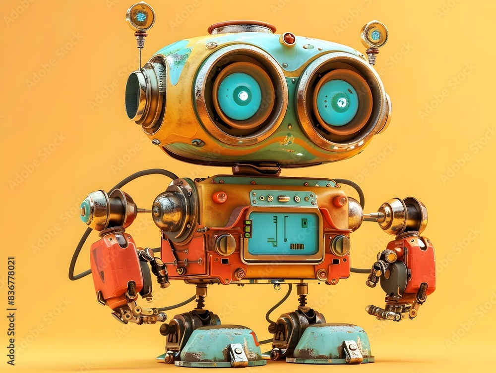 Quirky and Whimsical Robot Character Design Quirky and Whimsical Robot Character Design