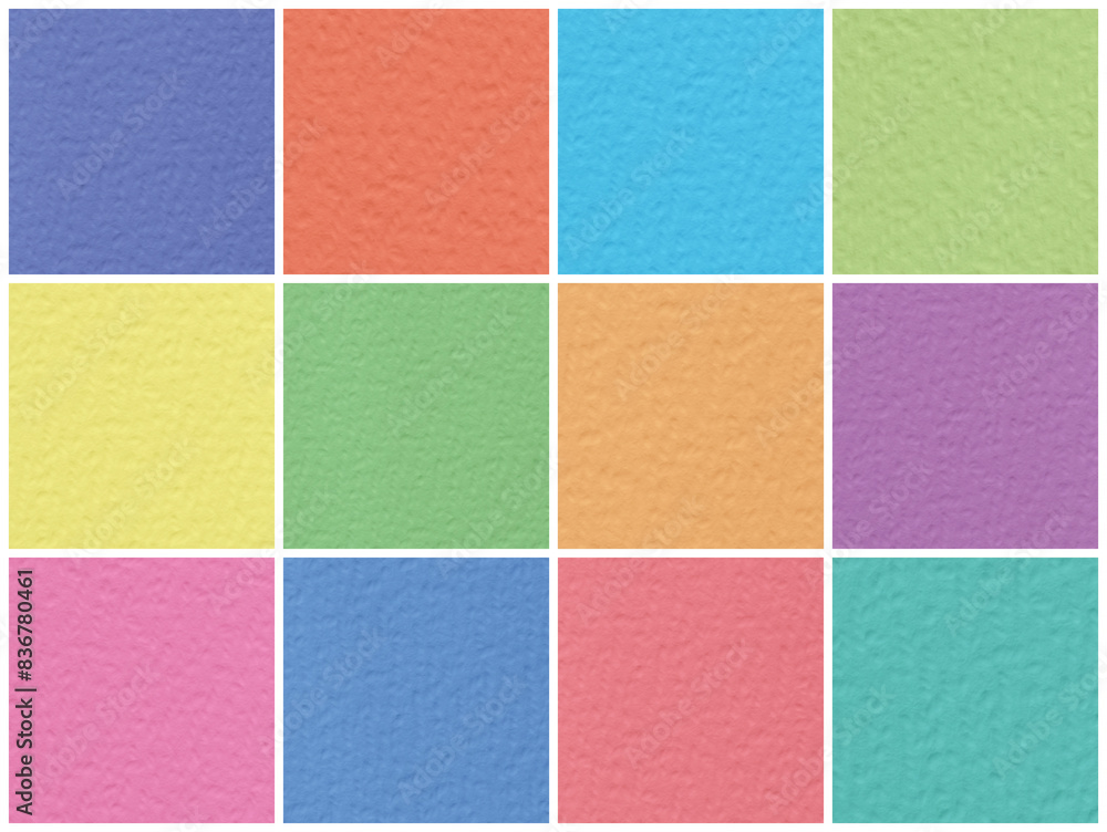 Fototapeta premium abstract background: square photos of colored paper texture