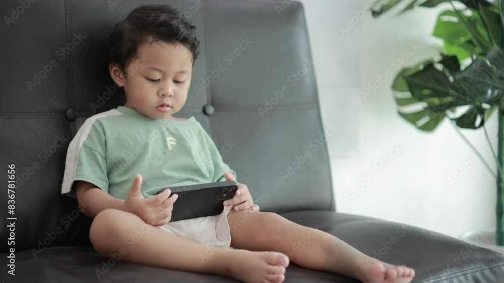 child watching smartphones, using phone child watching smartphones, using phone