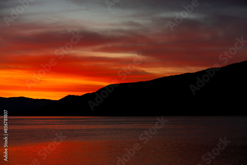 Breathtaking sunset over Dj...
