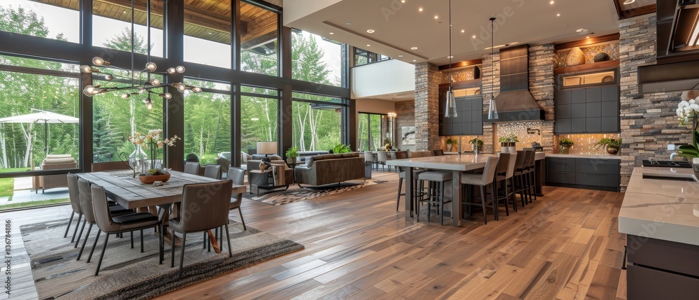 Obraz premium Modern high-rise apartment complex 