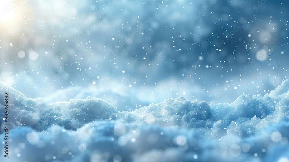 Snowy winter abstract background Snowy winter abstract background