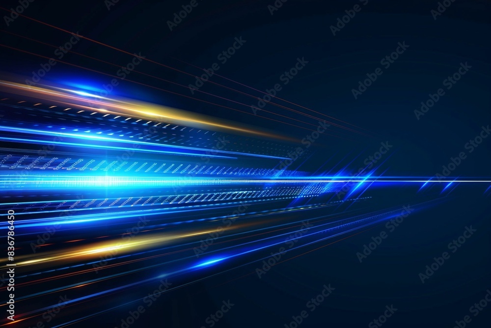 Illustration of Light Ray, Stripe Line With Blue Light, Speed Motion Background. Illustration of Light Ray, Stripe Line With Blue Light, Speed Motion Background.