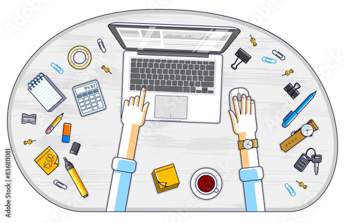 Office worker or entreprene...
