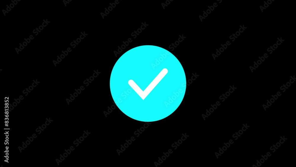 Check mark and cross signs on transparent background with alpha channel. Check mark and cross signs on transparent background with alpha channel.