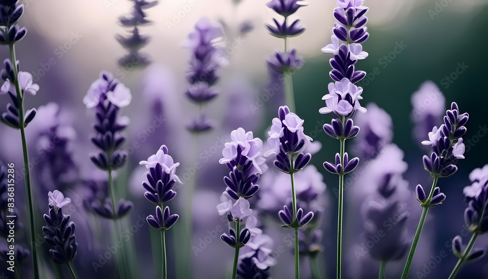 lavender flowers in bloom. lavender flowers in bloom.
