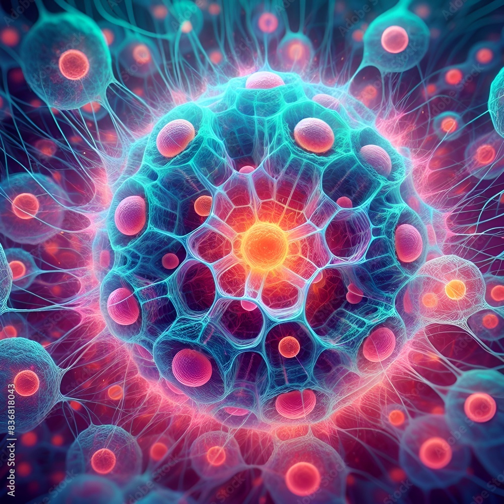 Beautiful colors of bacteria in the body Beautiful colors of bacteria in the body