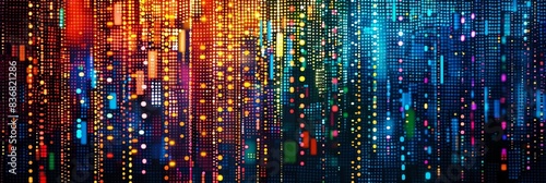 Wallpaper Mural Digital Matrix Pattern Banner Background Torontodigital.ca