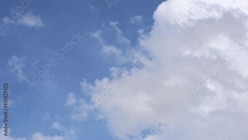 Beautiful clear sky in Thailand, size 4K