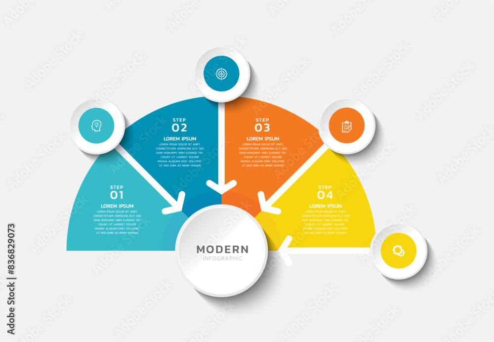 Presentation business infographic modern template Presentation business infographic modern template