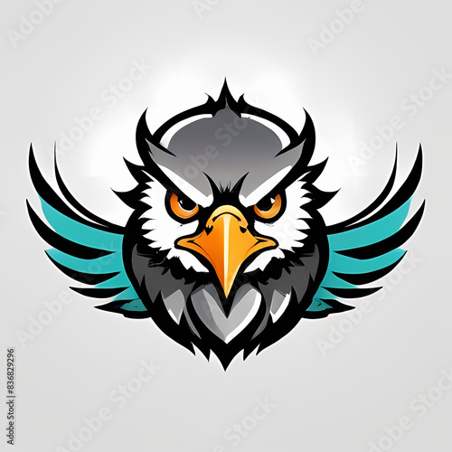 Wallpaper Mural Eagle logo design, esports logo, red eagle, gaming logo Torontodigital.ca