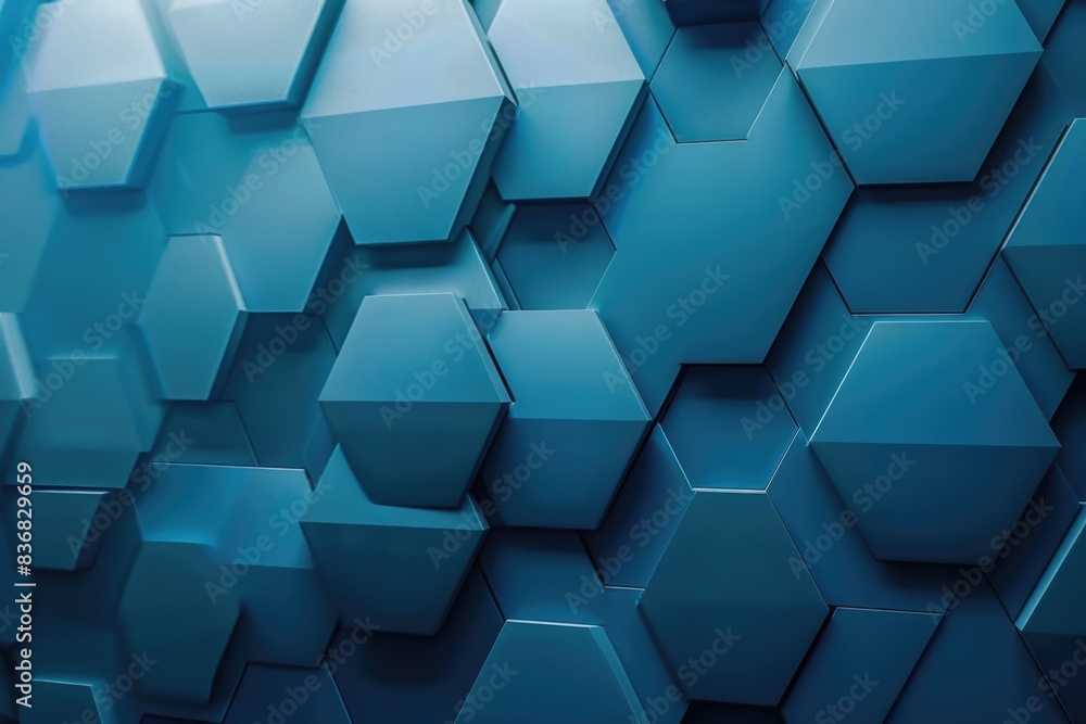 Wall of Blue Cubes Wall of Blue Cubes