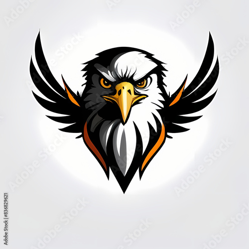 Wallpaper Mural Eagle logo design, esports logo, red eagle, gaming logo Torontodigital.ca