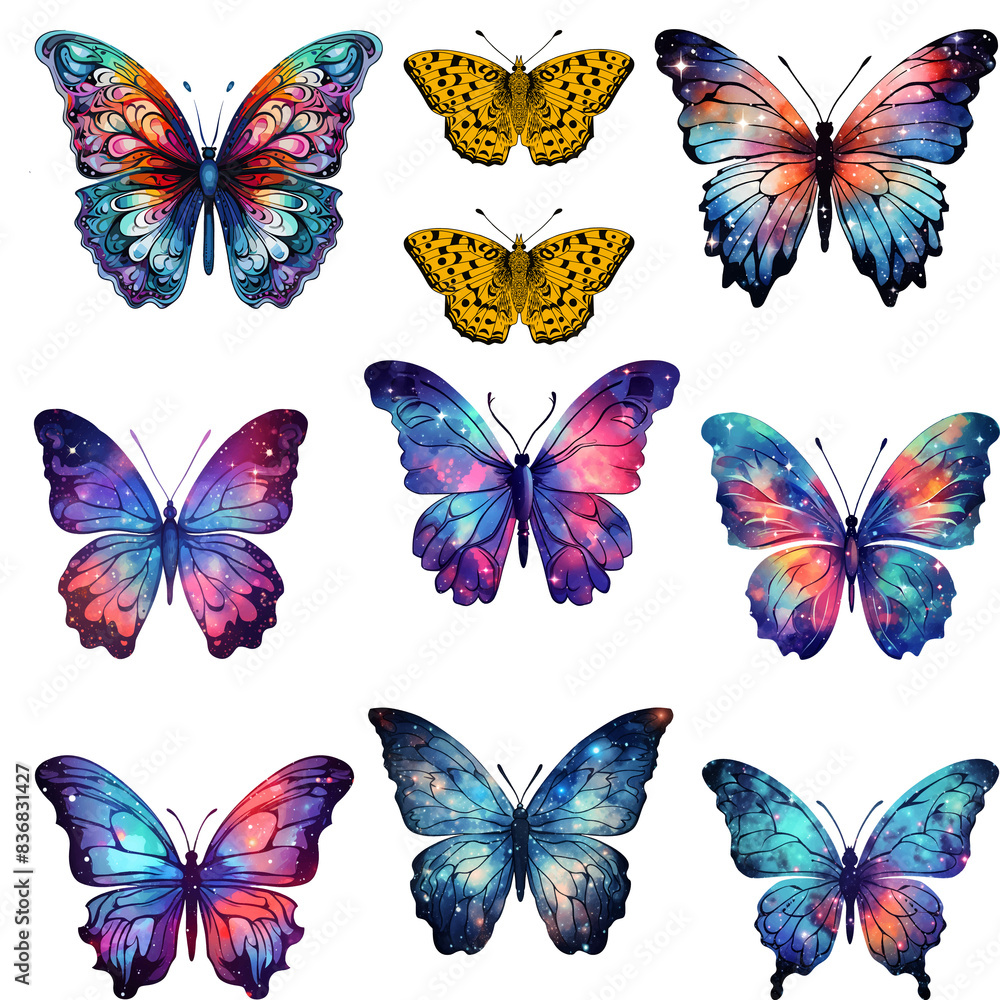 Seamless Pattern of Butterflies 2 Seamless Pattern of Butterflies 2