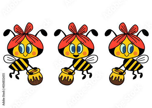 honeybee girl ハニービーガール　マスコットキャラクター