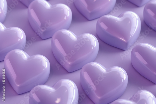 pink heart shaped candies, A stunning multicolored heart background featuring a seamless array of pale violet love hearts. This Valentine wallpaper captures the essence of romance and love