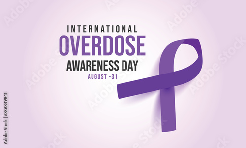 International Overdose awareness day. background, banner, card, poster, template. Vector illustration.