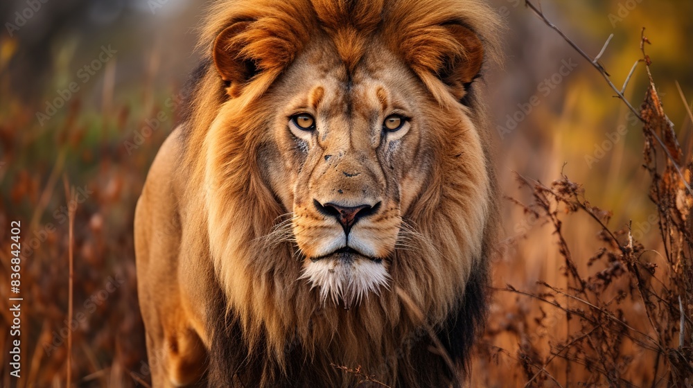 Fototapeta premium portrait of a lion