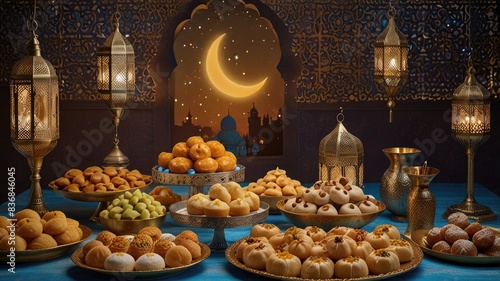Eid Al-Adha Dessert Table