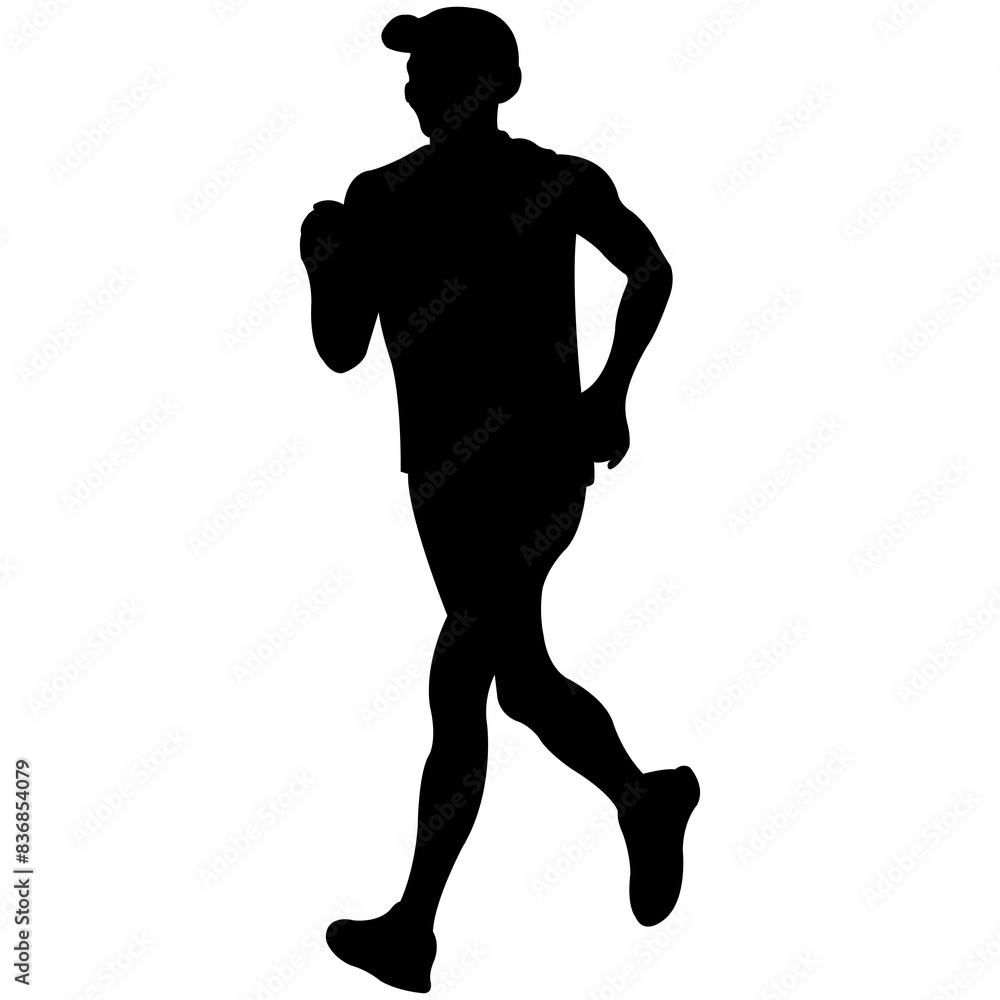 Running Man Silhouette Running Man Silhouette