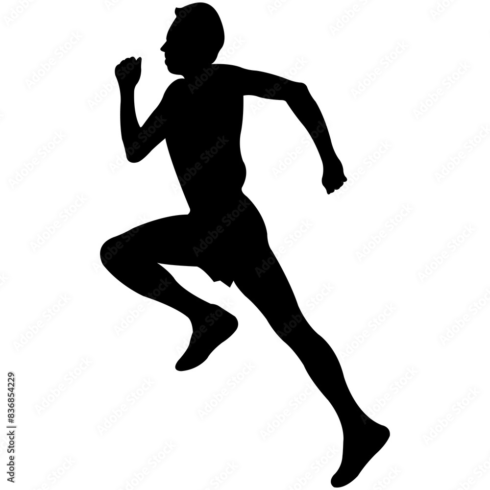 Running Man Silhouette Running Man Silhouette
