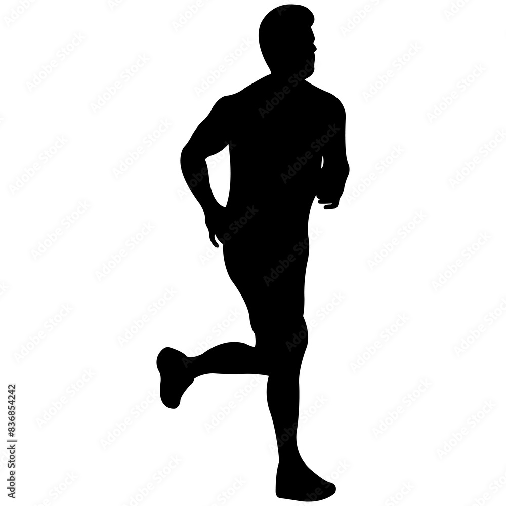 Running Man Silhouette Running Man Silhouette