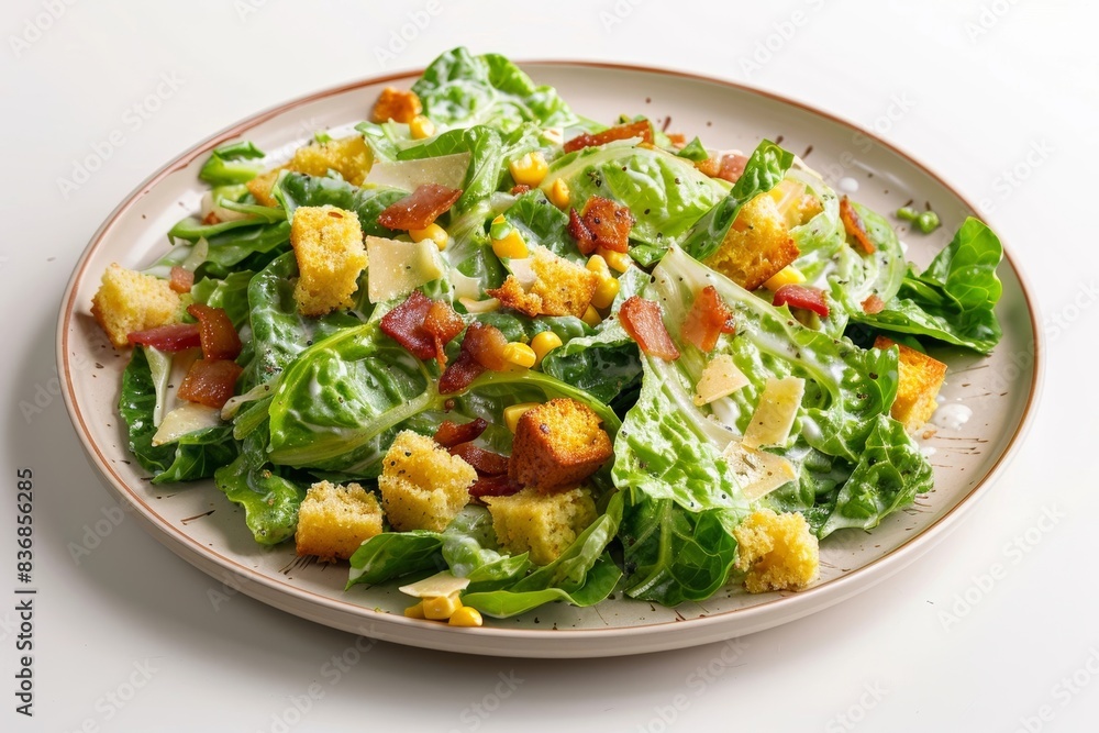 Caesar Salad with Artisan Cornbread Croutons Caesar Salad with Artisan Cornbread Croutons